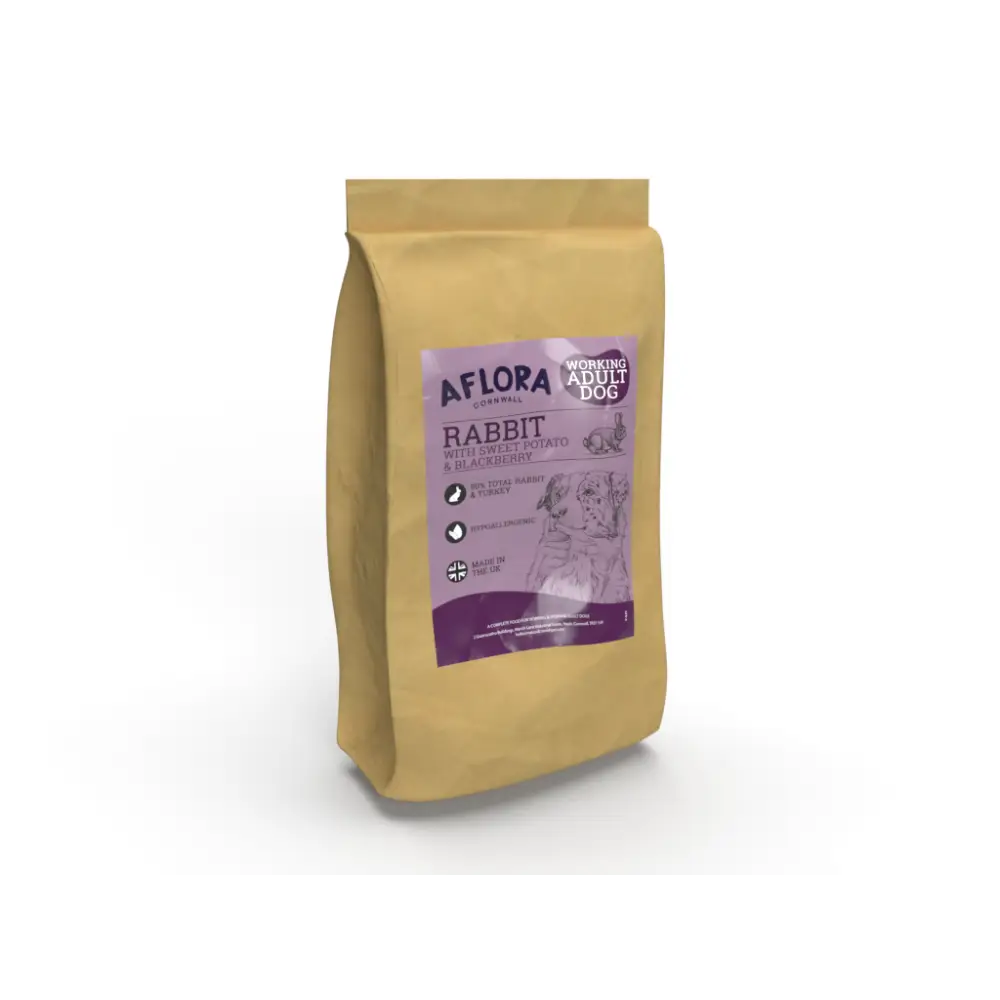 Aflora Rabbit Grain Free Dog Food - 15kg - Natural Dry Dog Food