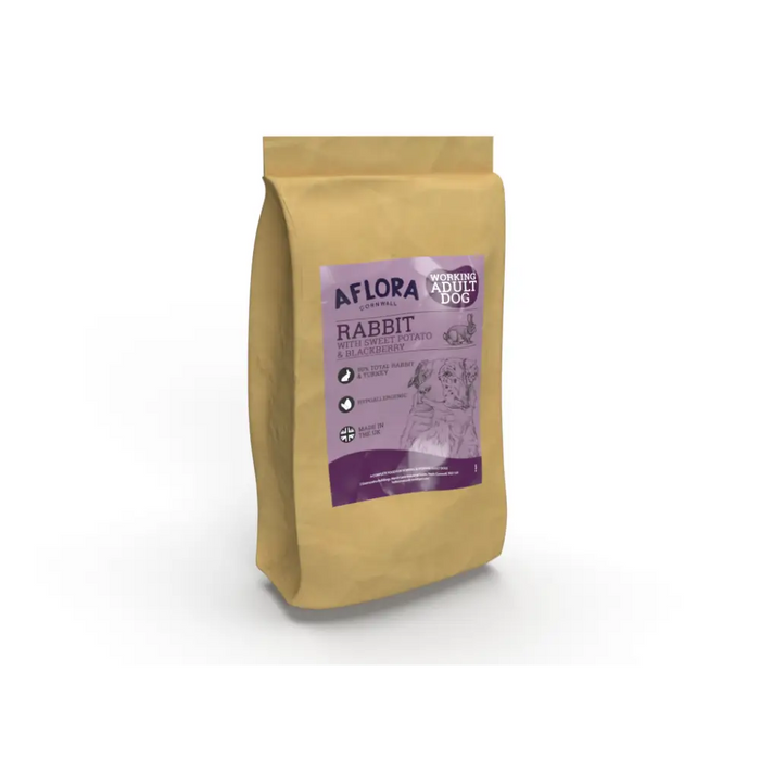 Aflora Rabbit Grain Free Dog Food - 15kg - Natural Dry Dog Food