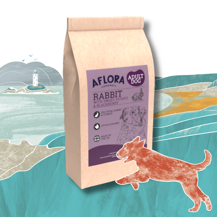 Aflora Rabbit Grain Free Dog Food - Natural Dry Dog Food