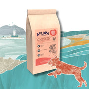 Aflora Small Breed Chicken with Sweet Potato 2kg grain free dog food bag featuring freshly prepared chicken