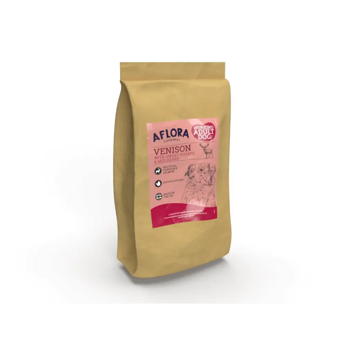 Aflora Venison With Salmon 6kg Grain Free Dog Food - Natural Dry Dog Food