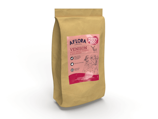 Aflora Venison With Salmon 15kg Grain Free Dog Food - Natural Dry Dog Food