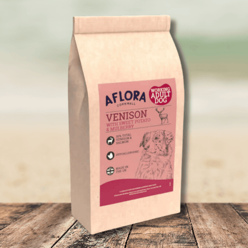 Aflora Venison with Salmon 2kg Grain Free Dog Food - Natural Dry Dog Food