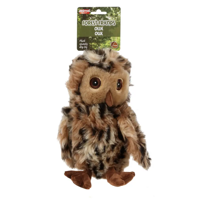 Animal Instincts Forest Friends ’Ollie’ Owl - Dog Toys