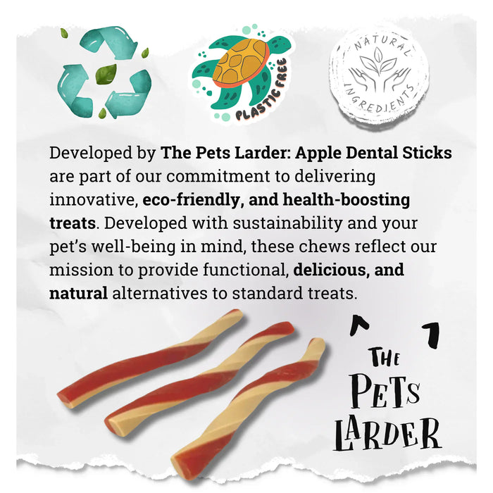 Apple Dental Stick - 2kg Bag - Natural Dog Chew