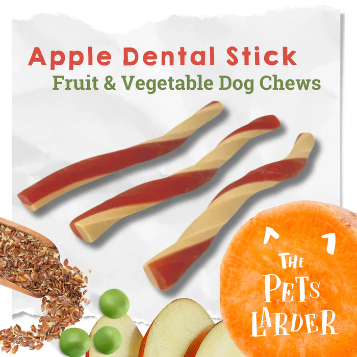 Apple Dental Stick - 2kg Bag - Natural Dog Chew