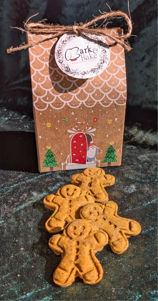 Bark & Bake Gingerbread Treats for Dogs | Natural Christmas gift box for dogs