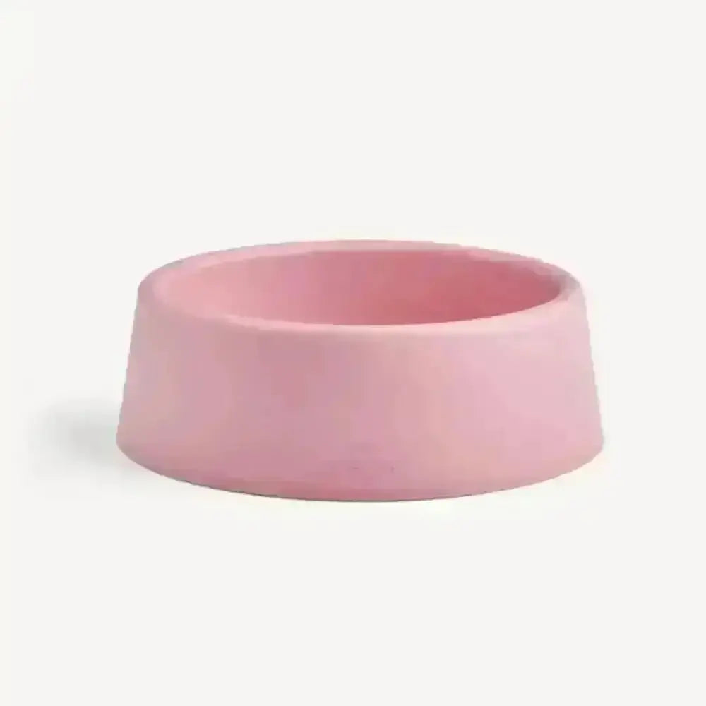 Beco Steady pink silicone sturdy food water bowl with wide base