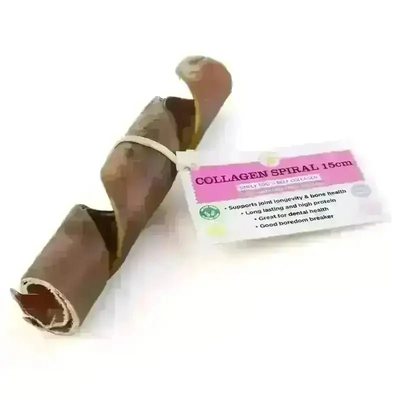 Beef Collagen Spiral - Natural Dog Chew | Pet Shop
