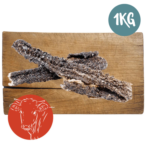 Beef Tripe Chew Natural Meat Chew For Dogs - 1kg Bag - Natural Dog Chew