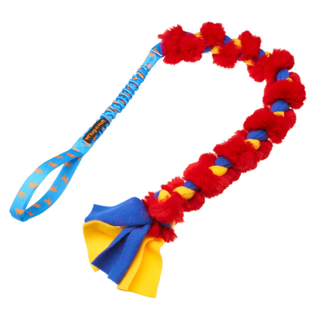 Big Twizzler - Royal Blue Pattern Handle - Bungee Tug Toy