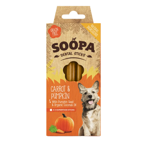 Soopa Pumpkin dental sticks for dogs