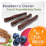 Blueberry Clover Chew For Dogs - 2kg Bag - Natural Dog Chew