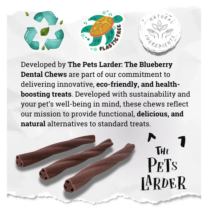 Blueberry Clover Chew For Dogs - 2kg Bag - Natural Dog Chew
