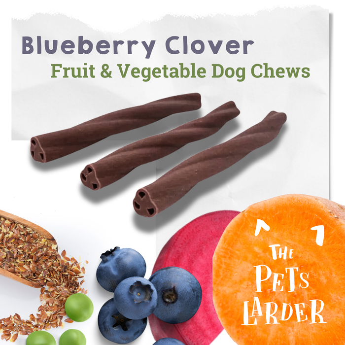 Blueberry Clover Chew For Dogs - Natural Dog Chew