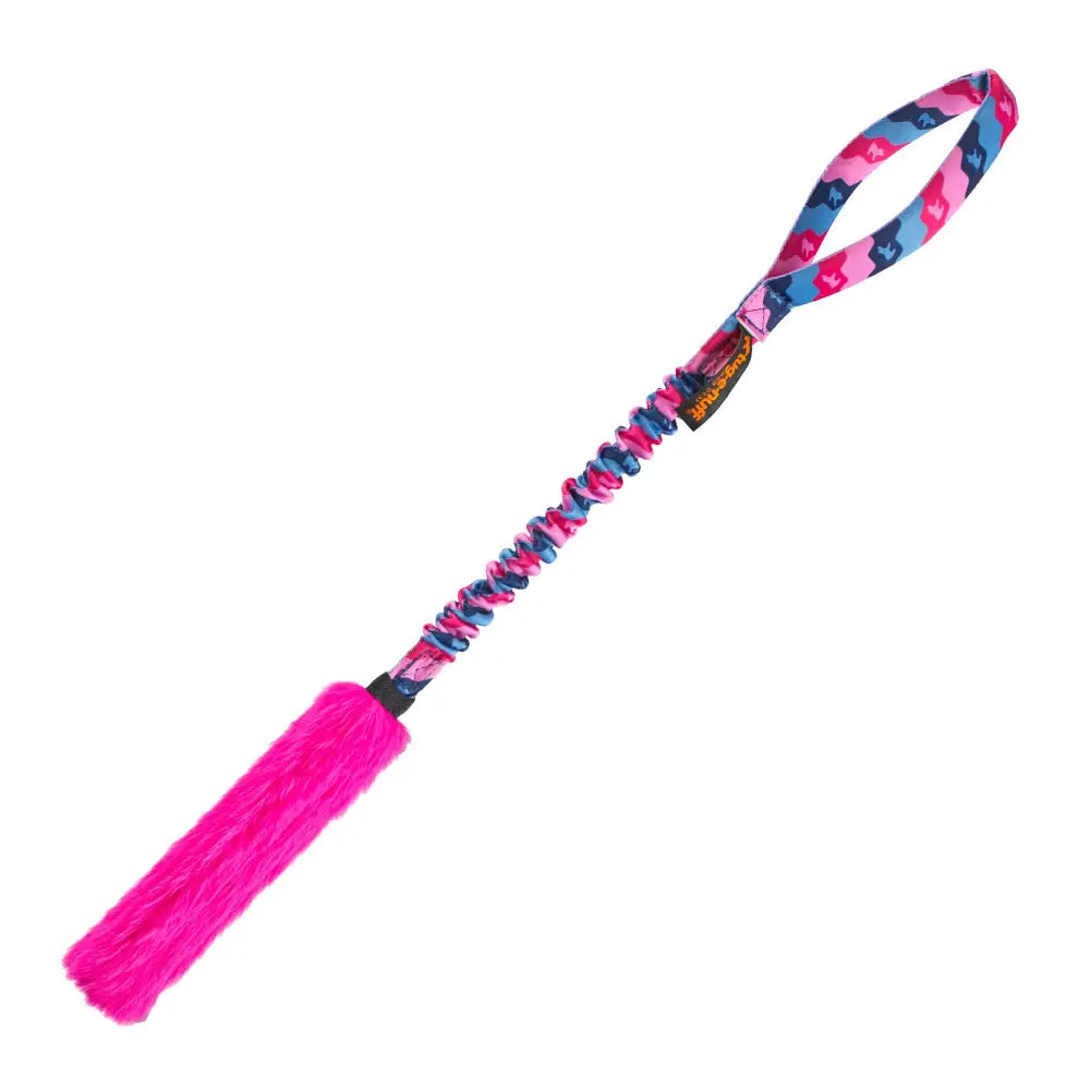 Bright Fauxtastic Tug - Pink Pattern - Bungee Tug Toy