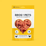 Bros Pets Chicken Bites 100g resealable bag with heart window