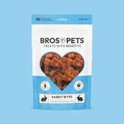 Bros Pets Rabbit Bites 100g resealable bag with heart window