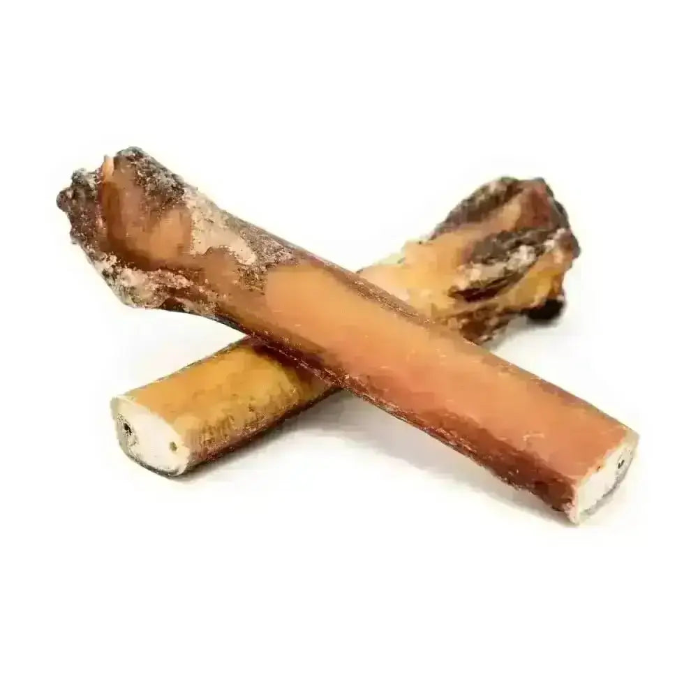 Bone-shaped dog chew toy made from natural bull pizzles for dog entertainment