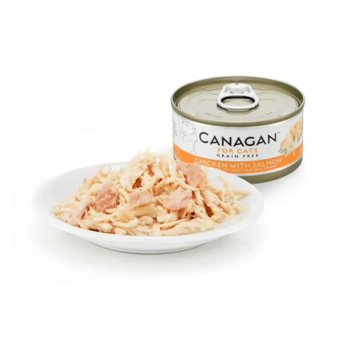 Canagan Cat Food Can - Chicken with Salmon | Natural wet cat food.
