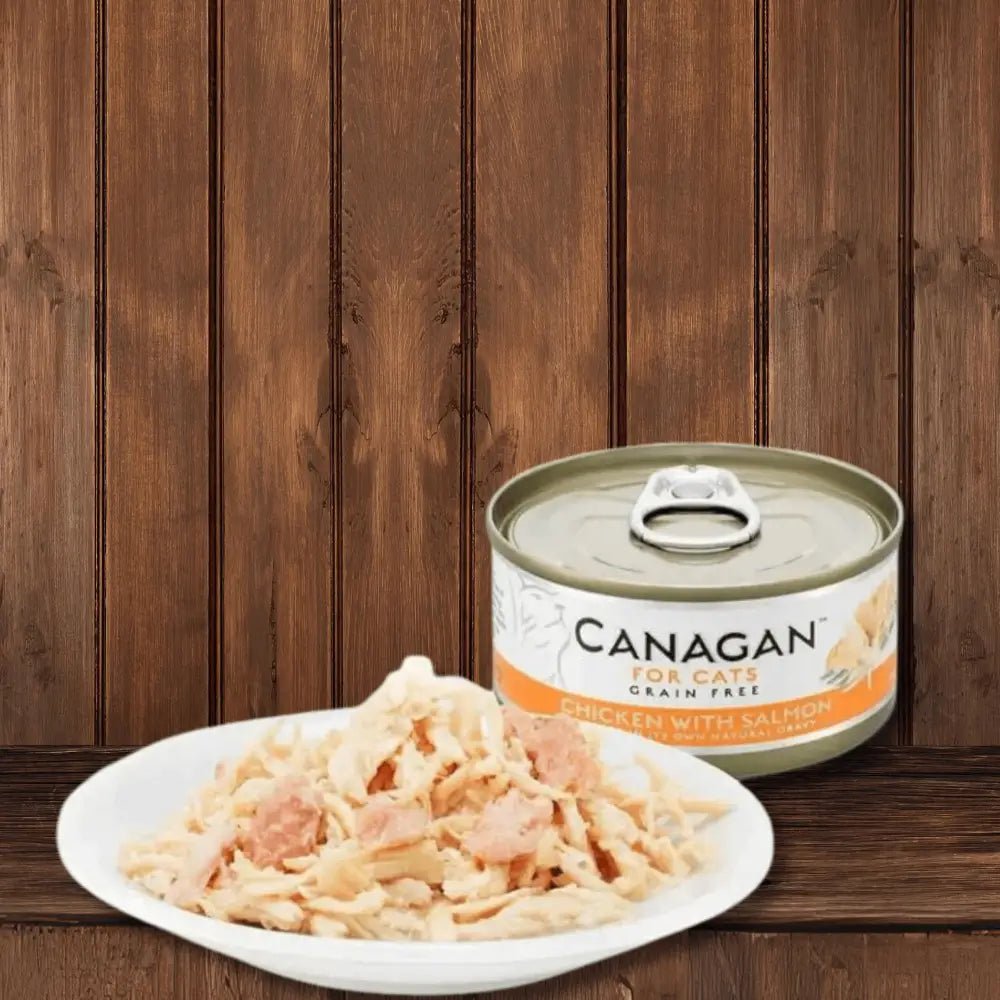 Canagan Cat Food Can Chicken with Salmon, highly nutritious complete wet cat food
