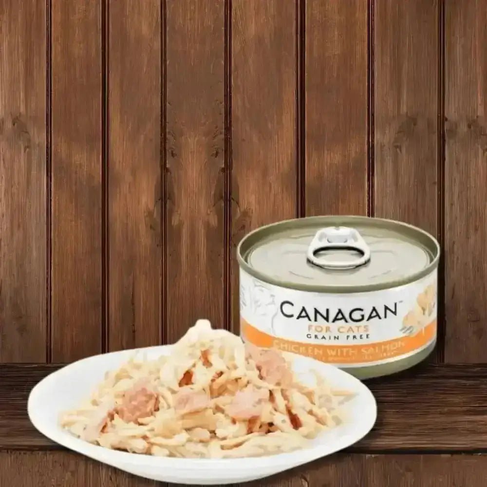 Canagan Cat Food Can Chicken with Salmon, highly nutritious complete wet cat food