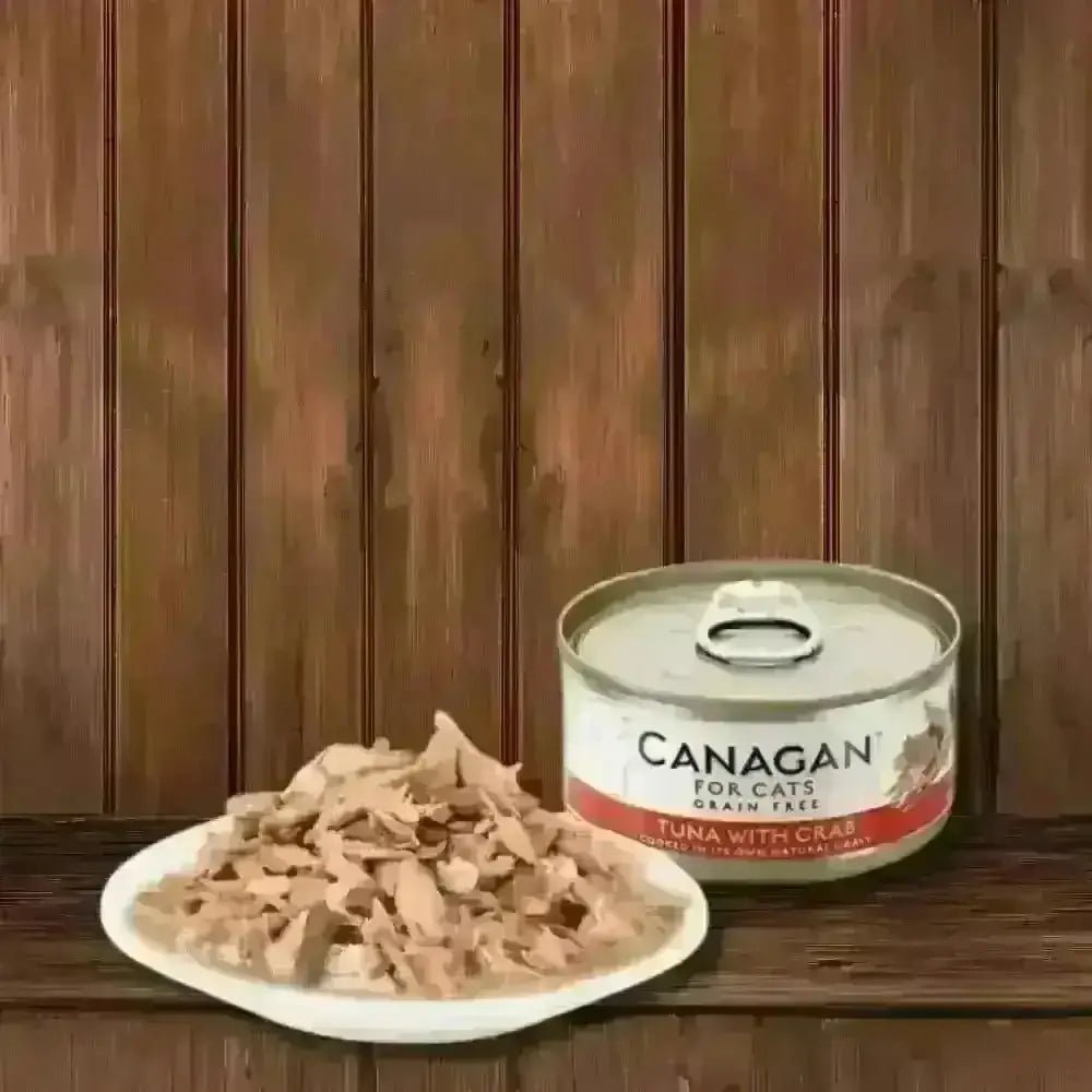 Canagan Cat Food Can Tuna with Crab, a highly nutritious complete meal for cats