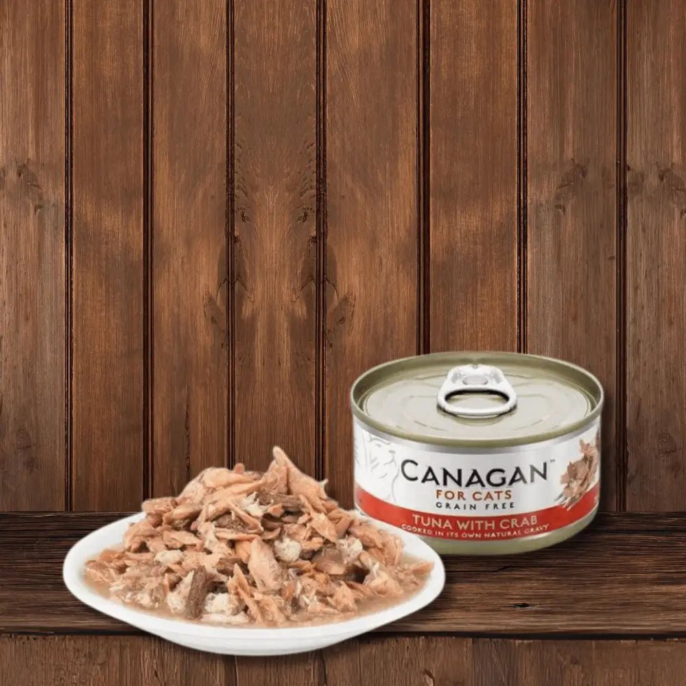 Canagan Cat Food Can Tuna with Crab, a highly nutritious complete meal for cats