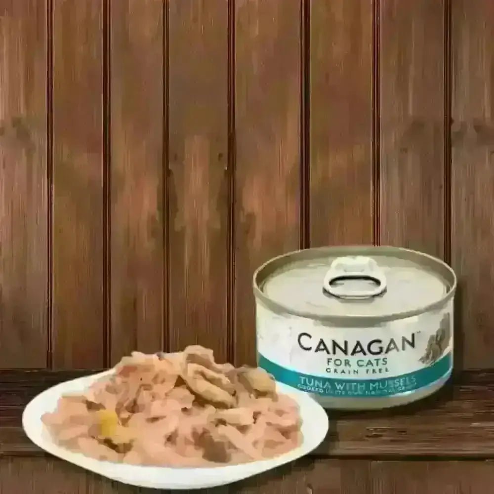 Canagan Cat Food Can with Tuna and Mussels offers highly nutritious complete cat food