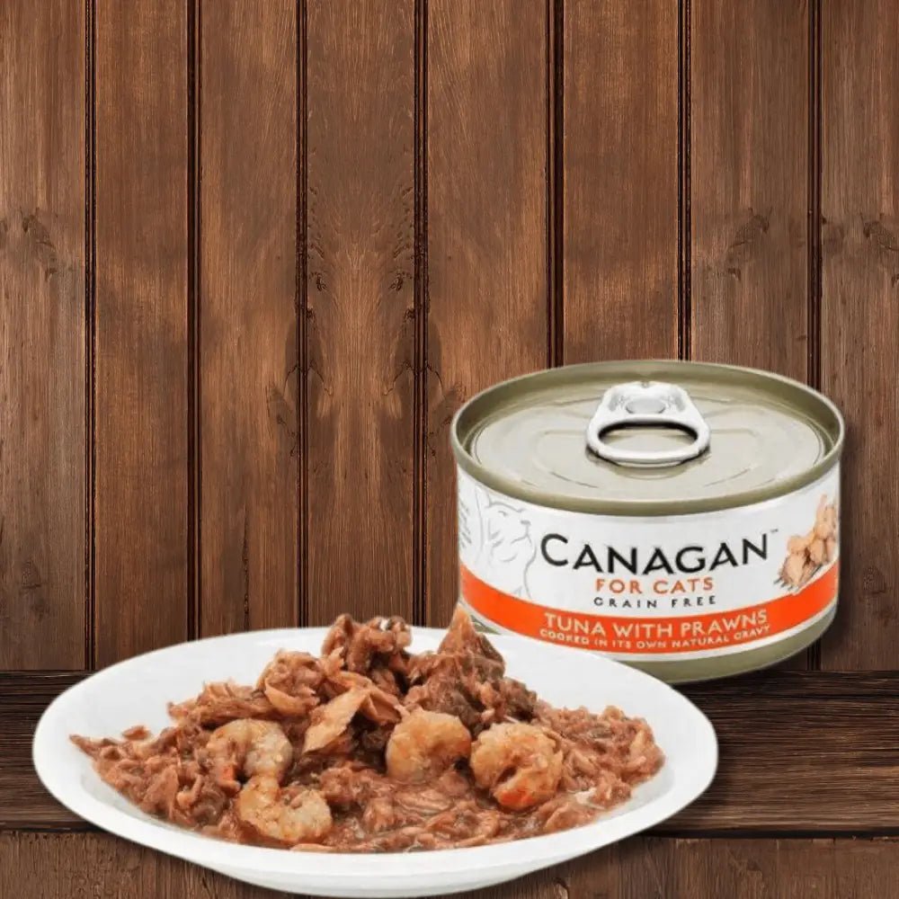 Canagan Cat Food Can Tuna with Prawns for a highly nutritious complete meal