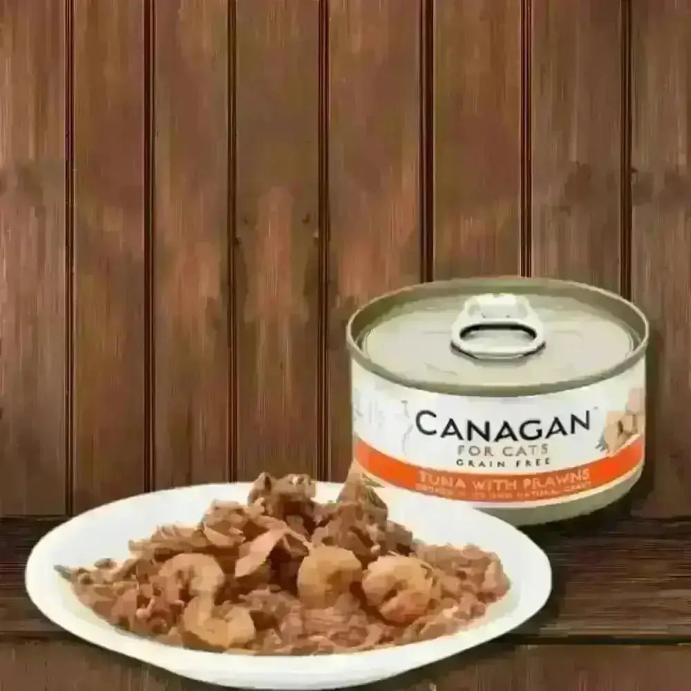 Canagan Cat Food Can Tuna with Prawns for a highly nutritious complete meal