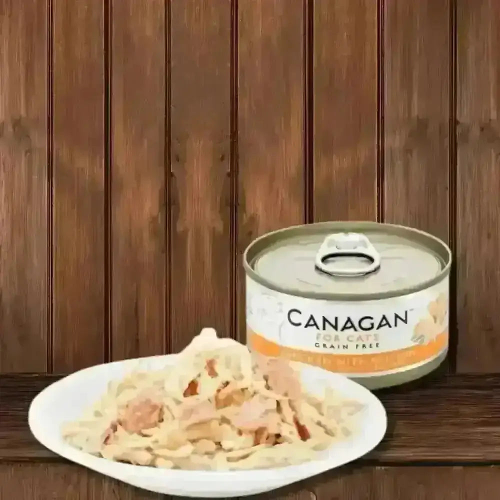 Canagan Cat Food Can Chicken with Salmon, highly nutritious complete wet cat food