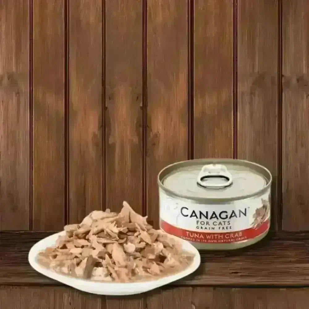 Canagan Cat Food Can Tuna with Crab, a highly nutritious complete meal for cats