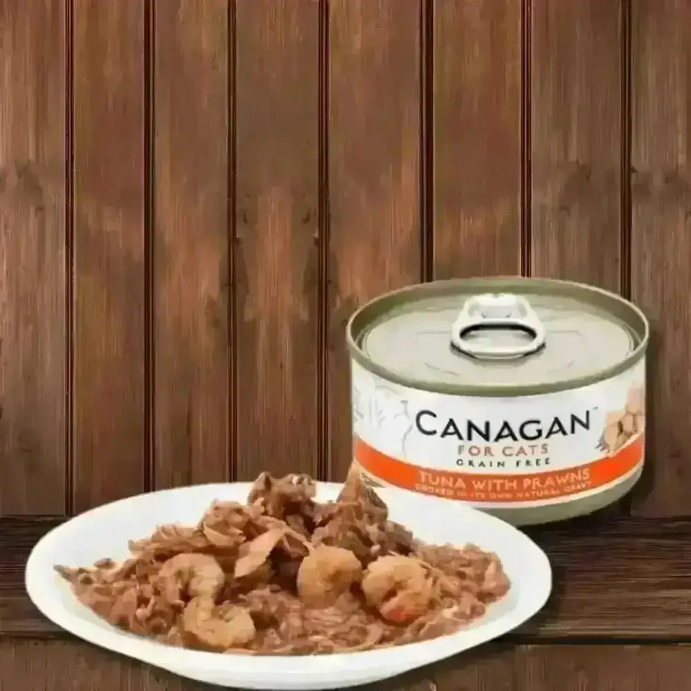 Canagan Cat Food Can Tuna with Prawns for a highly nutritious complete meal