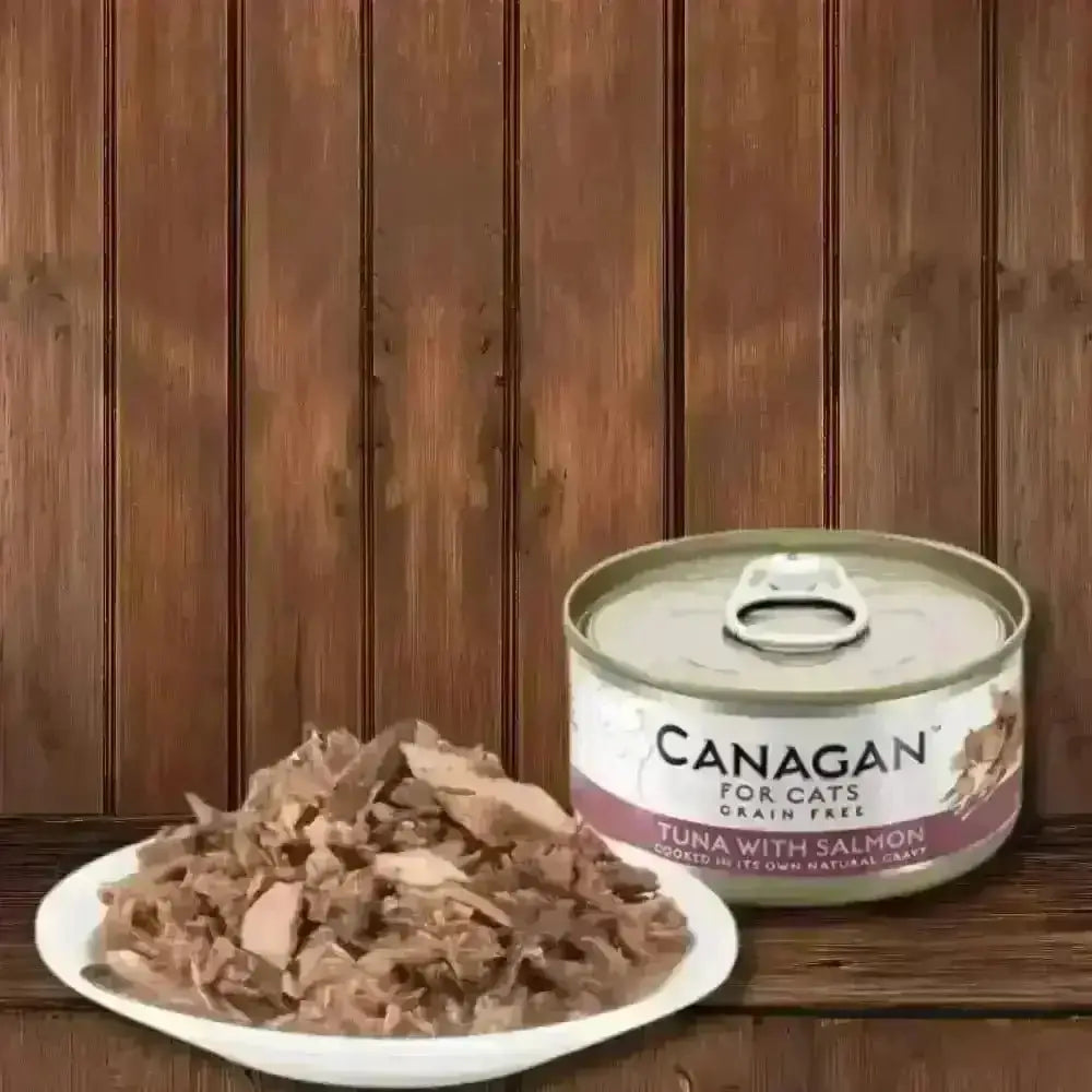 Canagan Cat Food Can Tuna with Salmon is a grain-free, highly nutritious complete cat food