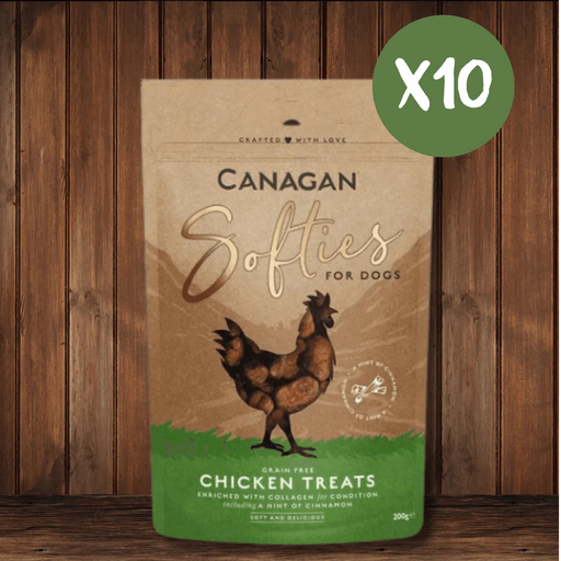 Canagan Chicken Softies For Dogs 200g - Box of 10 - Natural Treats For Dogs
