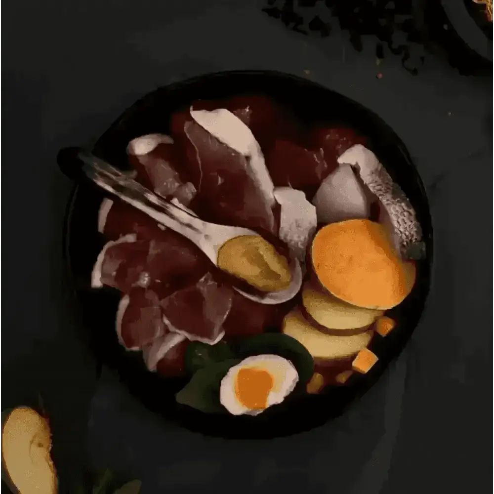 Canagan Country Game cat food with raw meat, potatoes, eggs