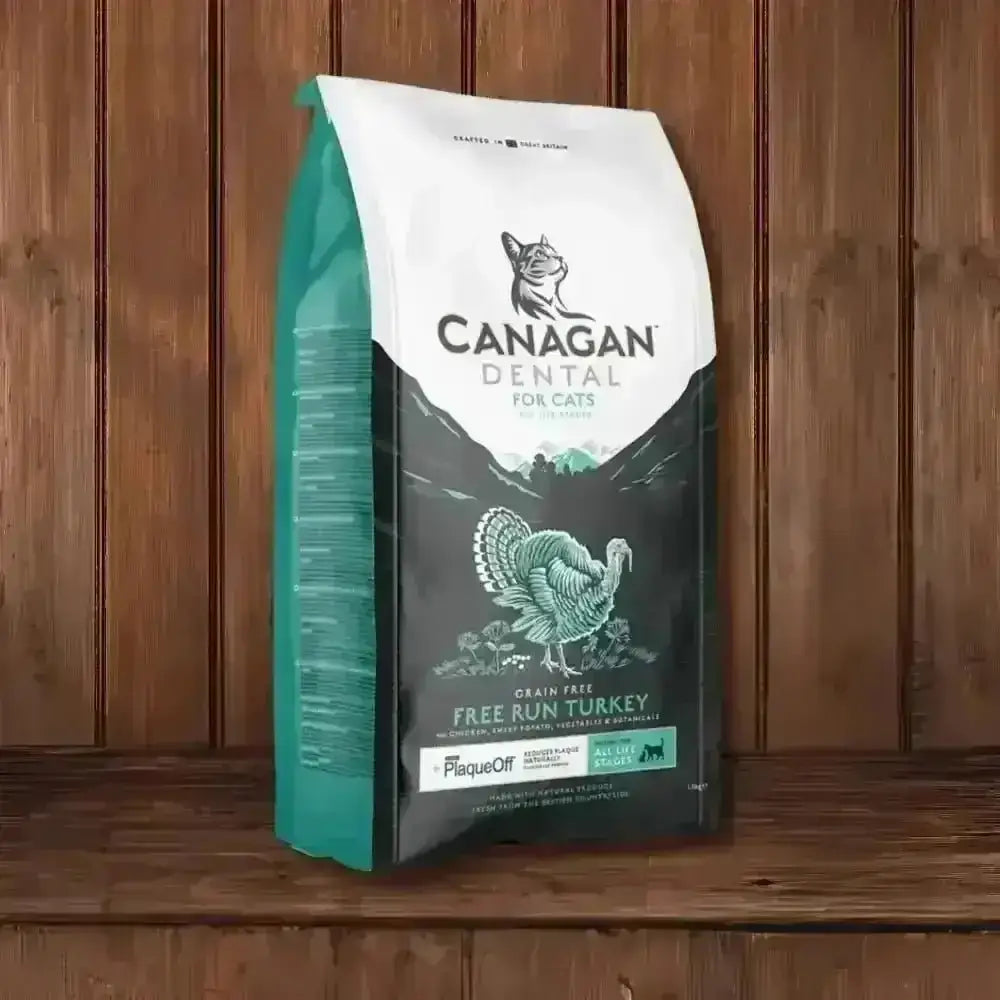 Canagan Dental Cat Food with ProDen PlaqueOff and Free-Run Turkey