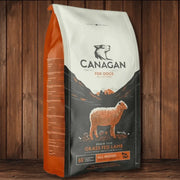 Canagan grain-free grass-fed lamb dog food bag for healthy, natural dog food options