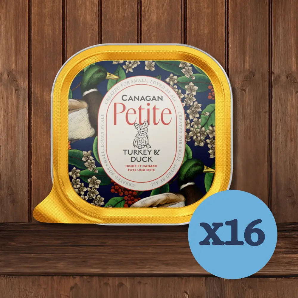 Canagan Petite Turkey with Duck Pate for Small Dogs Tray