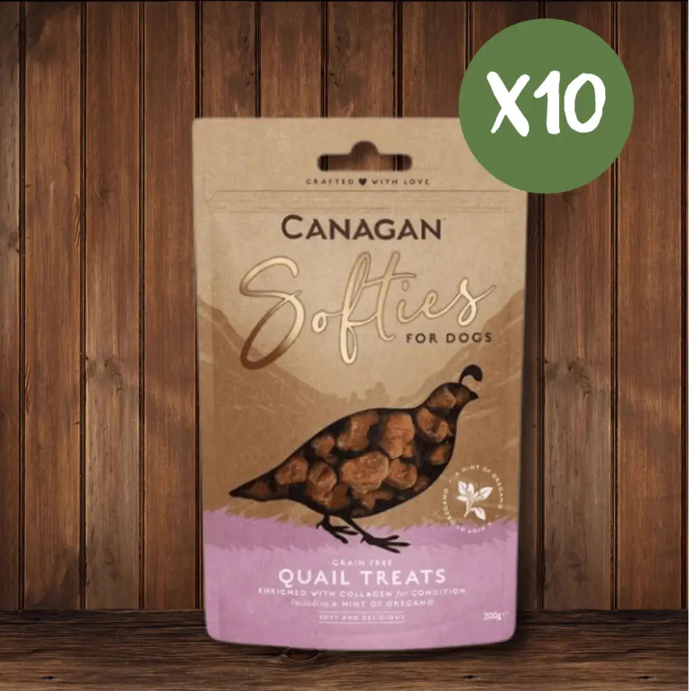 Canagan Quail Softies for Dogs 200g - Box of 10 - Natural Treats For Dogs