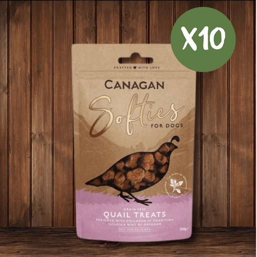 Canagan Quail Softies for Dogs 200g - Box of 10 - Natural Treats For Dogs