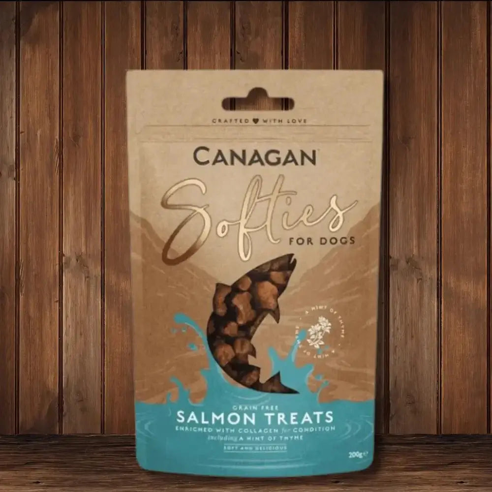 Canagan Salmon Softies for Dogs 200g grain-free treats with collagen for healthy digestion
