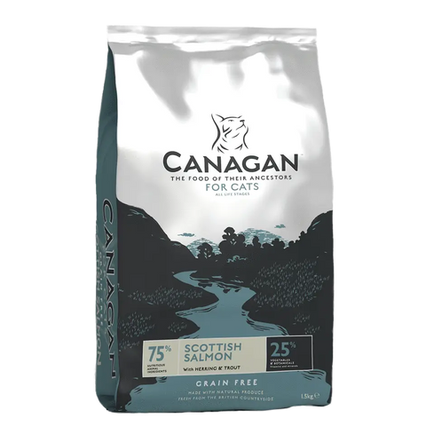 Canagan Dry Food for Cats - Nourriture naturelle pour chats sans céréales.