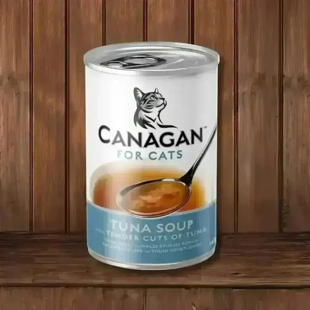Silver Canagan Tuna Soup for Kittens and Adults with Tuna Oil and Tender Cuts design