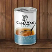 Silver Canagan Tuna Soup for Kittens and Adults with Tuna Oil and Tender Cuts design