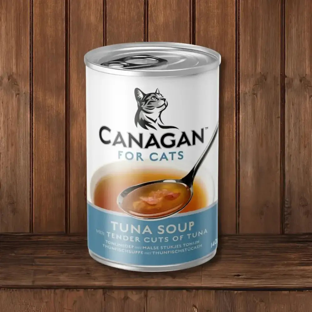 Silver Canagan Tuna Soup for Kittens and Adults with Tuna Oil and Tender Cuts design