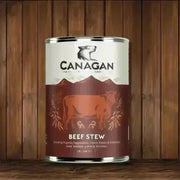 Canagan beef stew canister for premium wet dog food with beef stew flavor