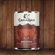 Canagan beef stew canister for premium wet dog food with beef stew flavor