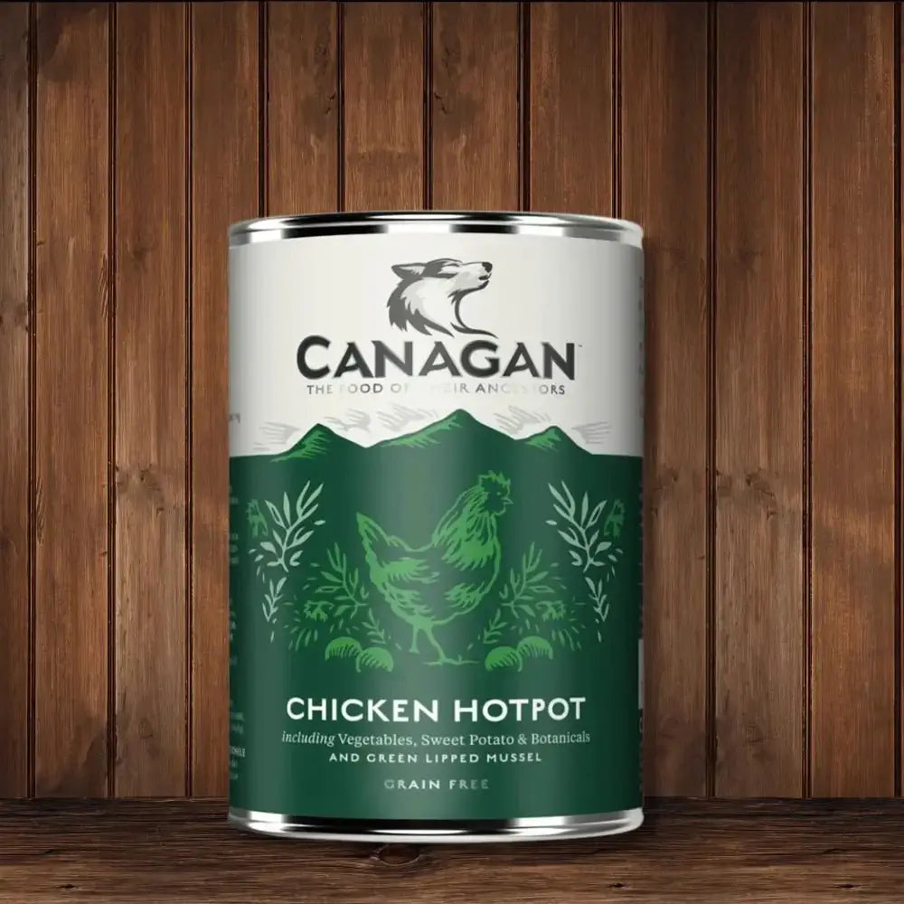 Canagan Wet Dog Food Can with Chicken Hotpot for nutritious dog food serving